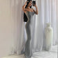 Sexy Skims Sleeveless Long Black Bodycon Maxi Dress - 2023 Women's Summer Dress