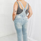 Judy Blue – Melina – Overall in voller Größe mit geradem Bein und Used-Look