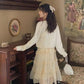 Übergroße Strickjacke mit Blumenstickerei - Vintage-Pullover mit V-Ausschnitt für Damen 