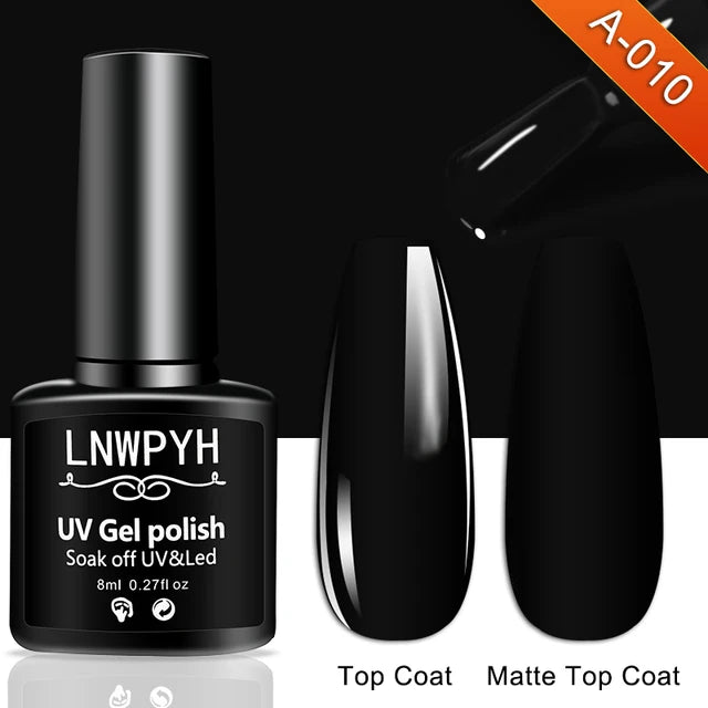 36-Color Gel Nail Polish Set: Semi-Permanent LED UV Varnishes