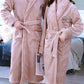 Cozy Comfort: Indulge in the Plushness of Coral Fleece Pajamas and Bathrobe