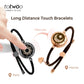 Liens radieux : Présentation des bracelets tactiles longue distance de Totwoo pour les couples - Une connexion céleste pour les tourtereaux 