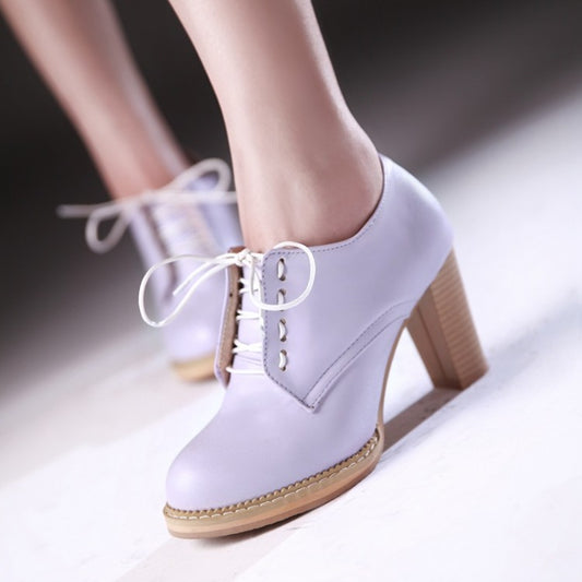 High heels with thick platforms - ladieskits - 0