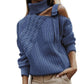 Sweater autumn and winter solid color sweater - ladieskits - 0