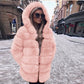 Women Luxury Winter Warm Fluffy Faux Fur Short Coat Jacket - ladieskits - jacket