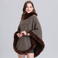 Knit sweater cloak shawl coat women - ladieskits - jacket