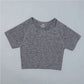 Sportswear T-Shirts Short-Sleeve Workout-Tops Fitness-Crop-Top Seamless Vital Running - ladieskits