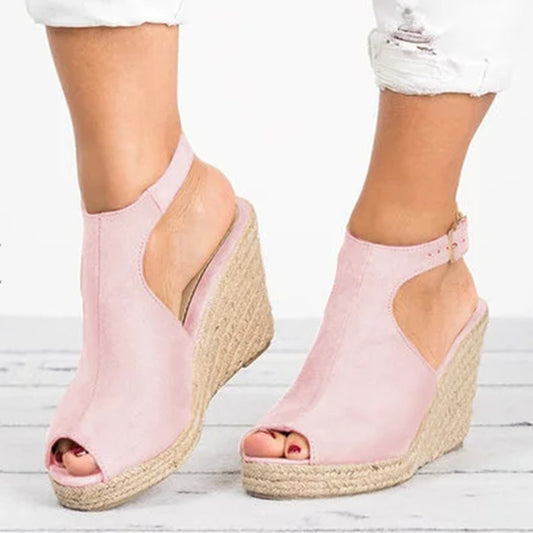 Women's Sandals Platform Wedge Heel Fish Mouth Sandals - ladieskits - 0