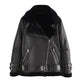 Winter Leather Motorcycle Jacket - ladieskits - jacket
