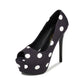 Shallow mouth fish mouth high heels - ladieskits - 0