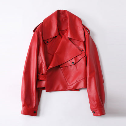 Motorcycle leather jacket - ladieskits - 0