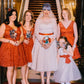 Robes de mariée vintage des années 1950 à vendre, robe de mariée vintage en dentelle longueur thé avec manches, 20110942 