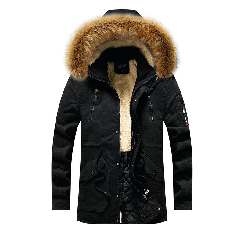 Winter Jacket Men's Trend Big Cotton Jacket - ladieskits - 0
