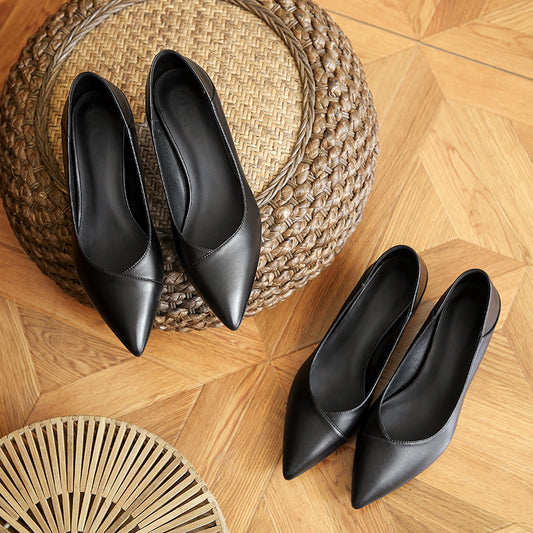 Women's Fashion Personality Leather High Heels - ladieskits - 0