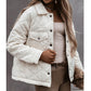 Winter New Style Long-sleeved Button-decorated Cotton Jacket Women - ladieskits - 0