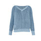 Knit sweater pullover sweater women autumn and winter - ladieskits - 0