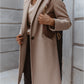 Lapel Mid-Length Button Woolen Coat Women - ladieskits - jacket