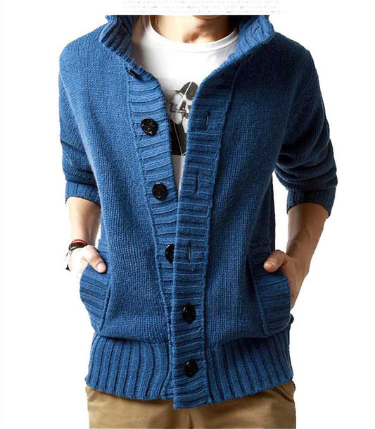 Men's sweaters for autumn and winter new cardigan sweaters - ladieskits - 0