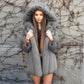 Faux fur hooded coat for women - ladieskits - jacket