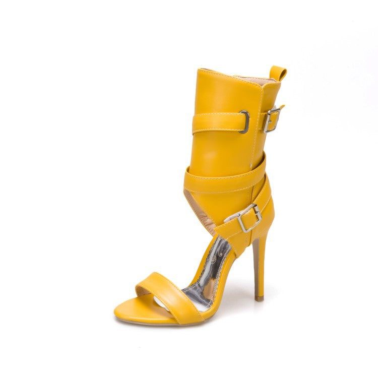 High Top Sandals Women's Nightclub Fashion High Heels - ladieskits - 0