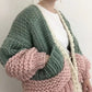Autumn and winter lazy hand knitting sweater - ladieskits - 0
