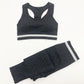 Yoga Clothes High Waist Seamless Trousers Tight Sports Bra Set Women - ladieskits