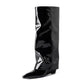 Women's Black Boots With High Heels - ladieskits - 0