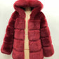 Women Luxury Winter Warm Fluffy Faux Fur Short Coat Jacket - ladieskits - jacket