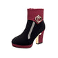 Fashion boots warm high heels - ladieskits - 0