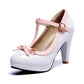 Women's thick heel high heels - ladieskits - 0