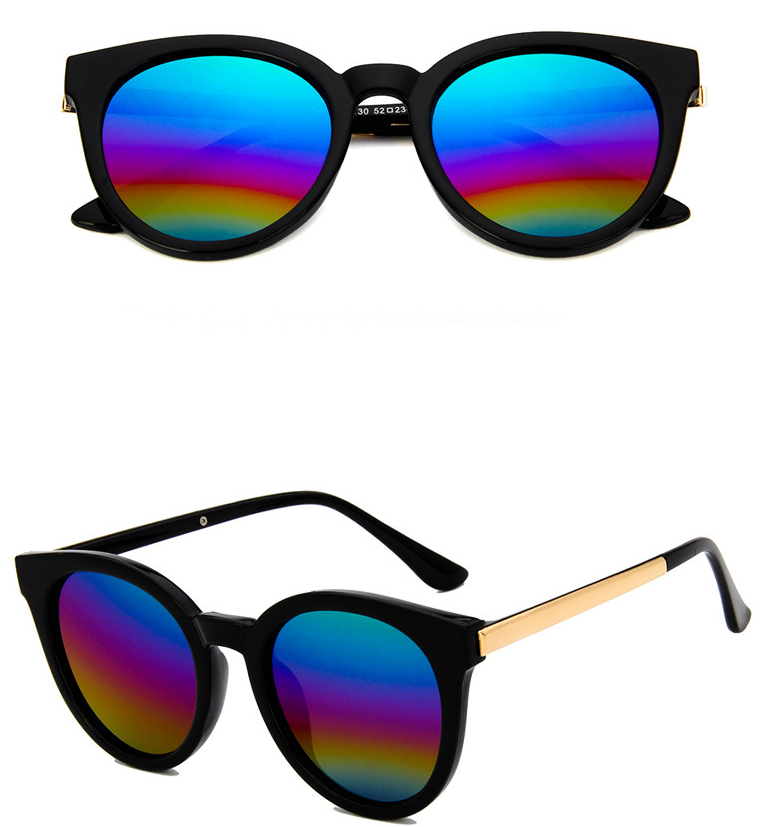 Cat eyepink sunglasses woman shades mirror female square sunglasses for women coating oculos 2021 fashion brand sunglasses - ladieskits