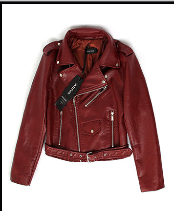 PU Leather Jacket - ladieskits - 0