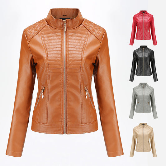 Women's motorcycle leather jacket - ladieskits - 0