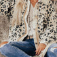 New Casual Leopard Print Coat For Women - ladieskits - jacket
