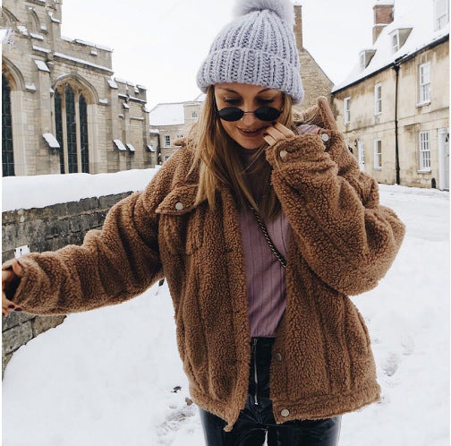 2019 Winter Ladies Ladies Jackets Warm Jacket Tops Sweaters - ladieskits - jacket