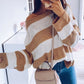 Autumn and winter pullover sweater stripes - ladieskits - 0