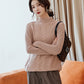 Autumn and winter turtleneck cashmere sweater - ladieskits - 0