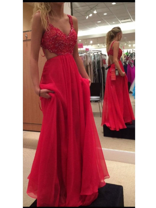 Backless Red Prom Dress For Juniors Freshmen Homecoming Dress MA157