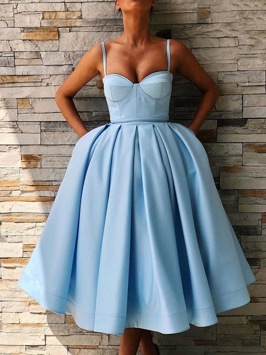 Blue Vintage Short Prom Dress Homecoming Dress,Prom Dress Vintage,GDC1186
