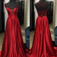Classy Prom Dress, Red Prom Dress, Backless Prom Dress,20081618