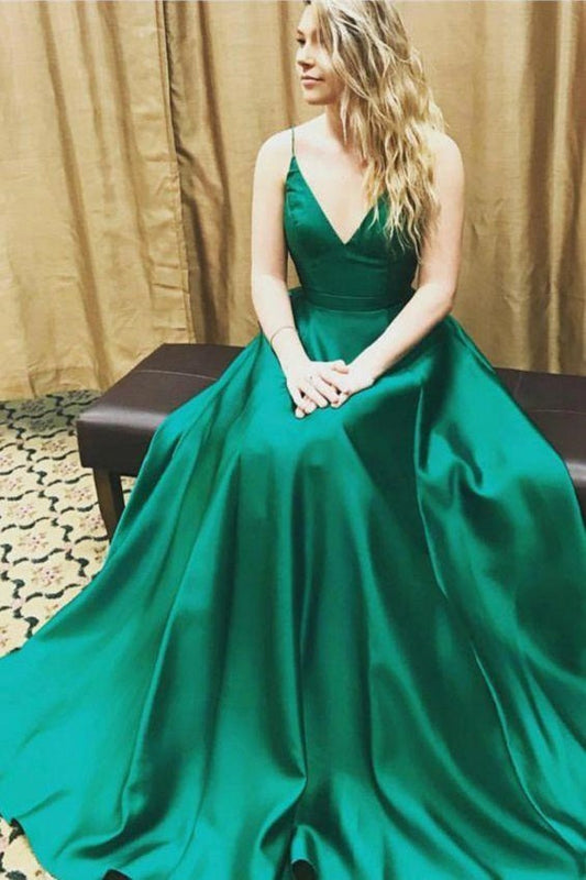 Emerald Green Prom Dress, Best Prom Dresses 2020,Long Homecoming Dress,Robe De Bal,MA007