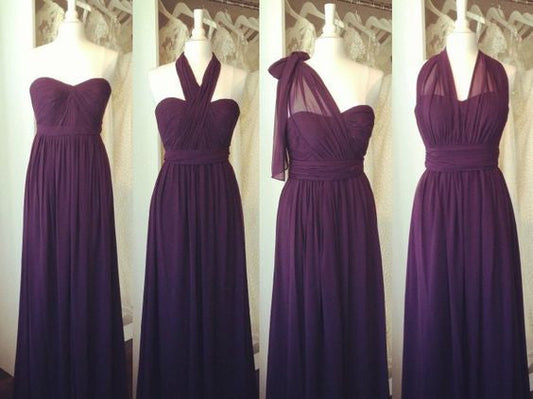 Purple Bridesmaid Dresses,Eggplant Bridesmaid Dresses,Mixed Bridesmaid Dresses,Mismatched Bridesmaid Dresses,Fs011