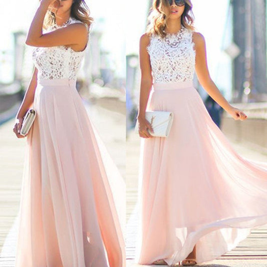 Pink Bridesmaid Dresses,Pink Prom Dress,Long Bridesmaid Dresses,Dresses for Wedding Guests,FS040