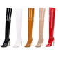 Sexy Stiletto High Heels Over The Knee Boots Women Stretch Thigh High Boots Ladies Spring Autumn Long Boots Shoes Cuissardes - ladieskits - Boot