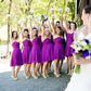Purple Bridesmaid Dresses Short Bridesmaid Dresses Country Bridesmaid Dresses FS103