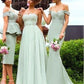Stylish Sage Green Mismatched Bridesmaid Dresses Different Style Bridesmaid Dresses,711086