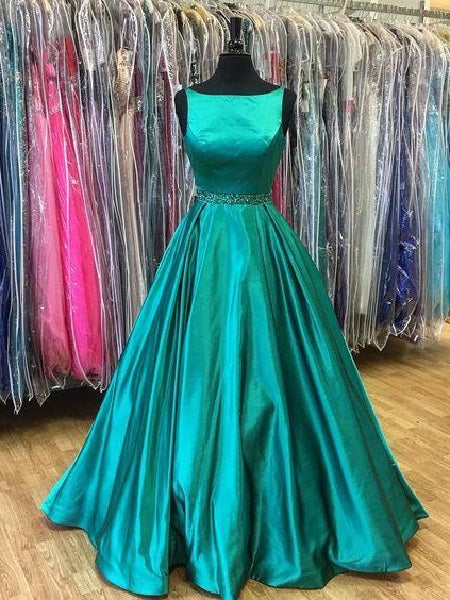 Robe de bal vintage turquoise, robe de bal, robe de bal modeste, MA173