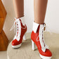 Women's Thick Heel High Heel Water Platform Ankle Boots - ladieskits - 0