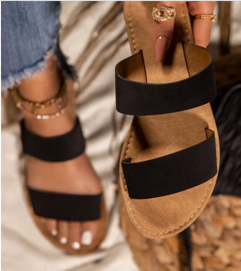 Sandals Flat Women's Summer Flat Sandals - ladieskits - 0