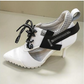 White Lace-up Personality Fashion Casual Sports High Heels Women - ladieskits - 0